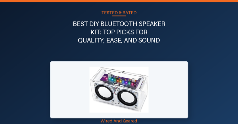 Best diy bluetooth speaker kit: Top Picks for Quality, Ease, and Sound