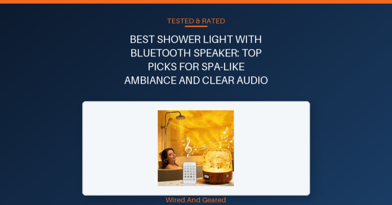 Best shower light with bluetooth speaker: Top Picks for Spa-Like Ambiance and Clear Audio