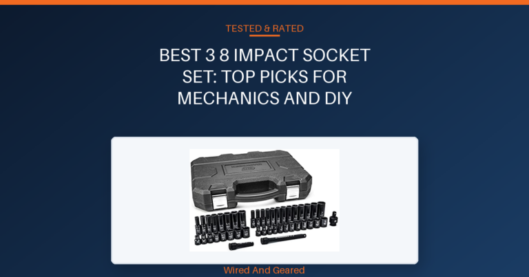 Best 3 8 impact socket set: Top Picks for Mechanics and DIY